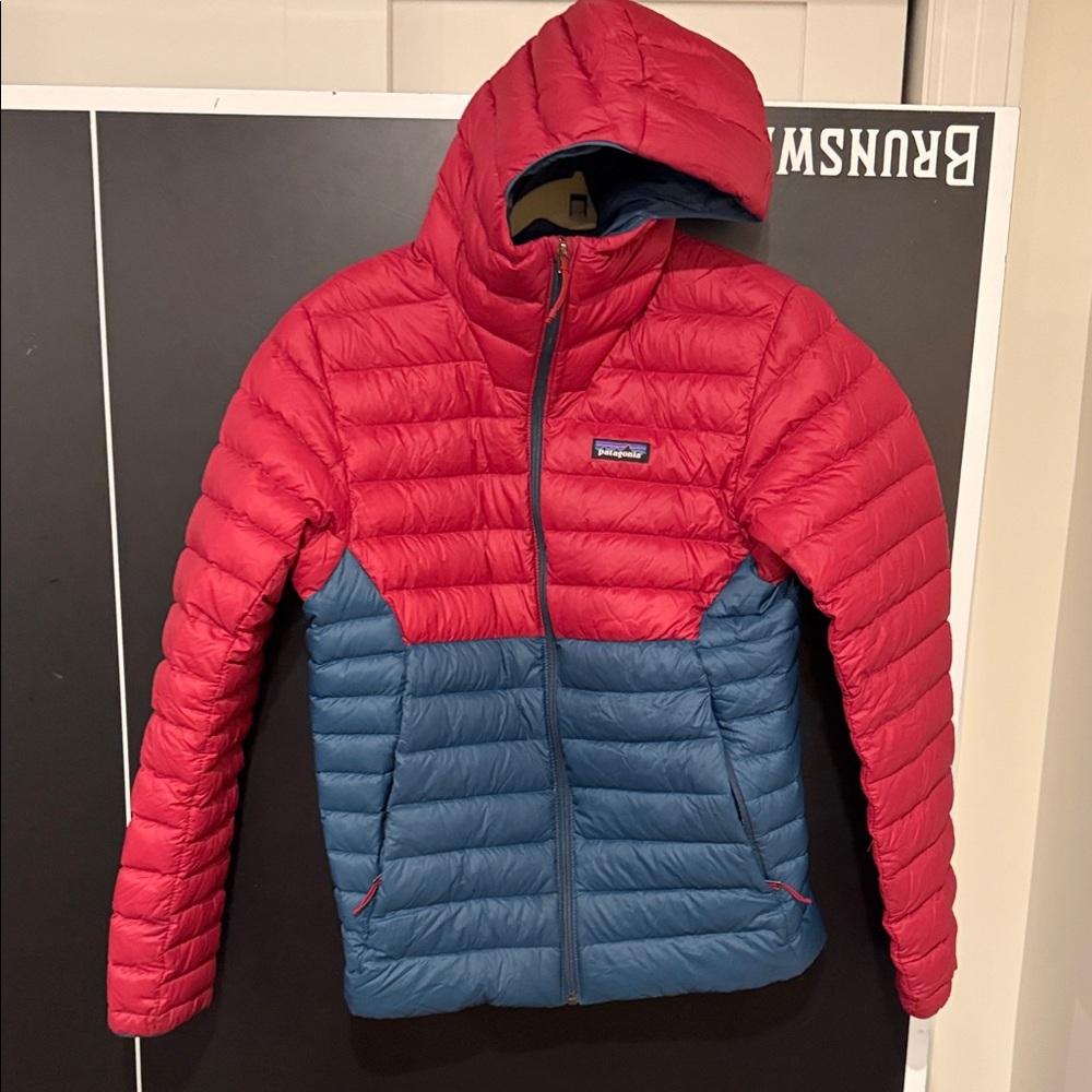 Patagonia Two-Tone Red and Blue Jacket
